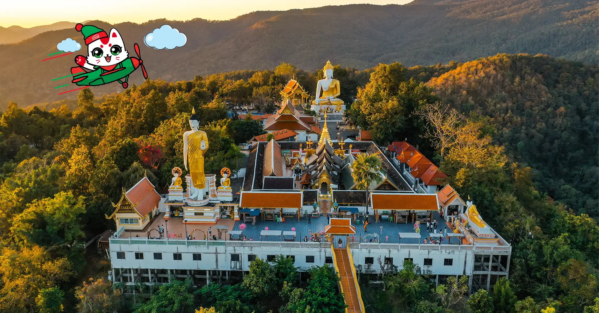 หลวงพ่อทันใจ วัดพระธาตุดอยคำ จ. เชียงใหม่