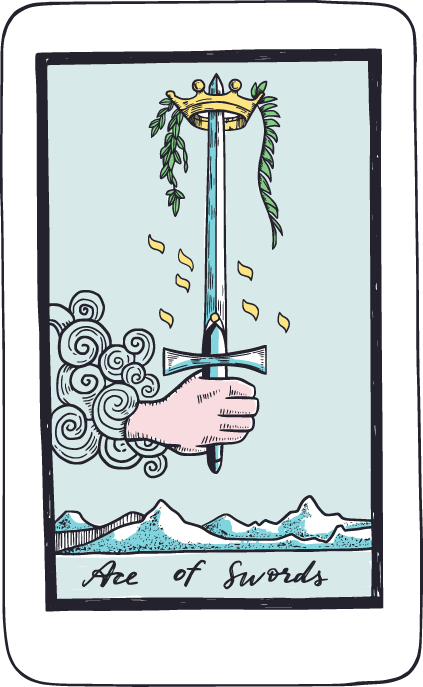 คุณได้ไพ่ Ace of Swords