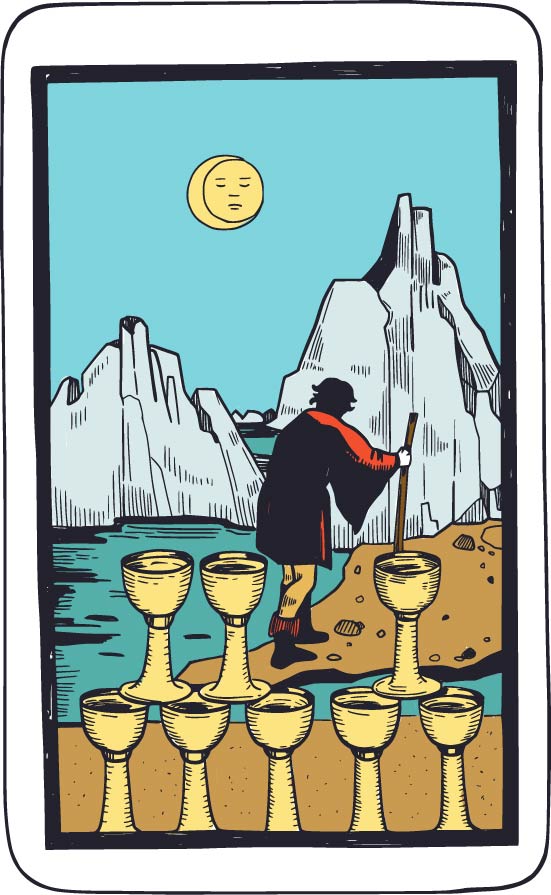 คุณได้ไพ่ Eight of Cups