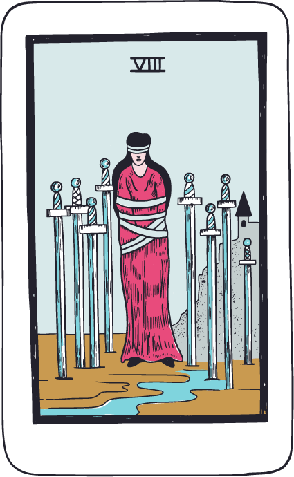 คุณได้ไพ่ Eight of Swords