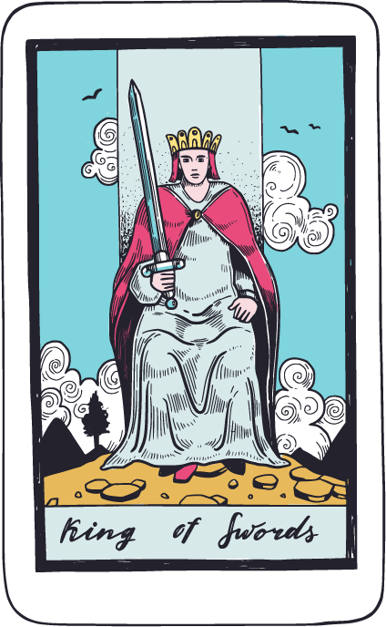 คุณได้ไพ่ King of Swords