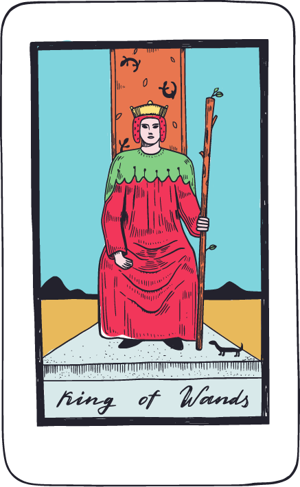 คุณได้ไพ่ King of Wands